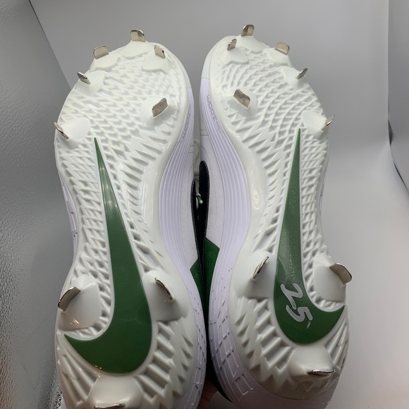 Nike Air Zoom Dragon Low Men\'s Metal Baseball Cleats White/Green Size 15 main image 5